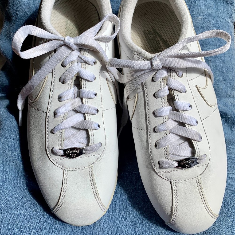 White Leather Nike Cortez Sneakers
